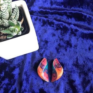 Cute funky handmade (not by me) earrings